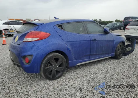 2014 Hyundai Veloster Turbo из США, поврежденный, VIN KMHTC6AE7EU202380